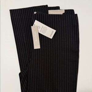 Chicos NWT Black Pinstripe Dress Pants 6
